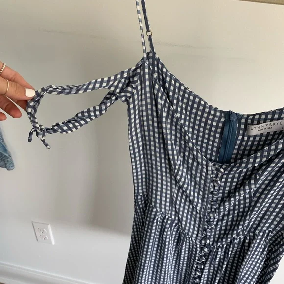 Flynn Skye Bodhi Mini in Gingham Blues - Picture 4 of 4